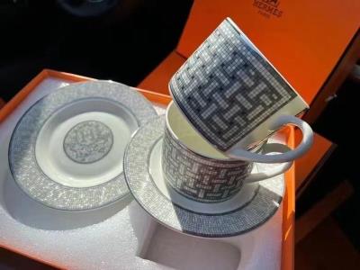 wholesale quality hermes set of 2 mugs and saucers mosaique model no. 1